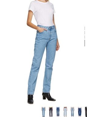 Levi’s 501 High-Rise Straight Leg Women’s Jeans - Light Blue 29x32